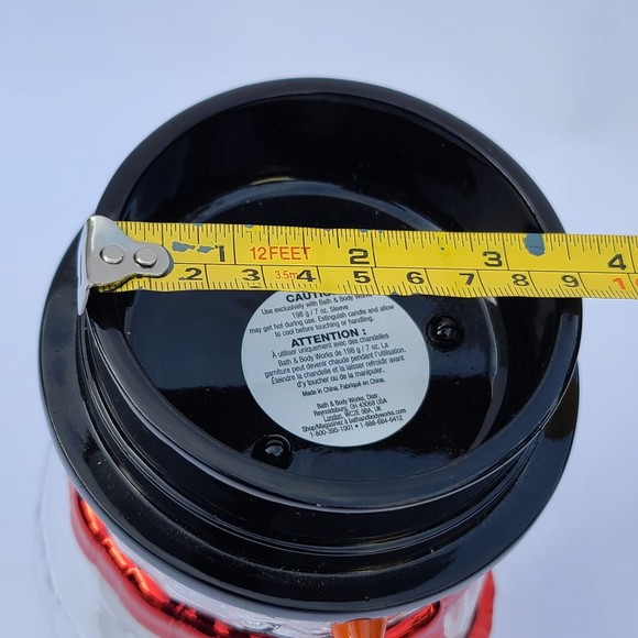 Bath & Body Works Glass Snowman Single Wick Pedestal Candle Holder 7.5" H NEW - Picture 3 of 5